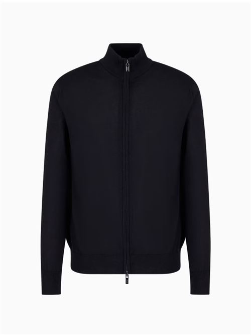 CARDIGAN FULL ZIP EMPORIO ARMANI | 8N1MUZ.1MJXZ0920 BLU NAVY